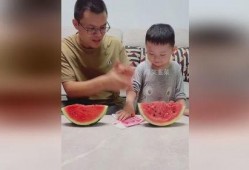 吃瓜父亲和儿子,吃瓜父亲与儿子的温馨日常
